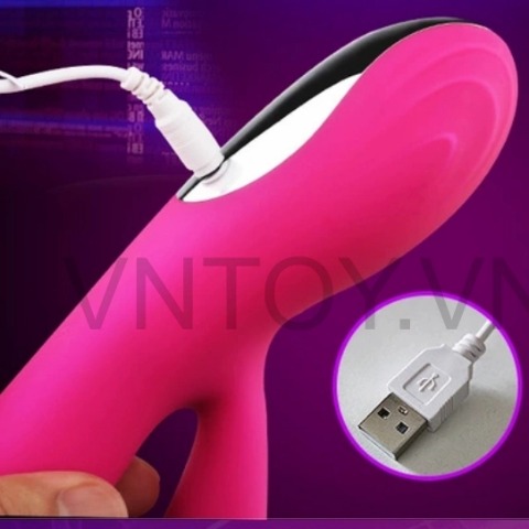 Thiết bị massage âm đạo cầm tay tỏa nhiệt Silicon cao cấp