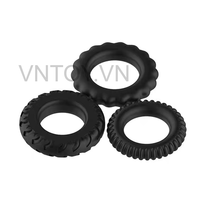 Vòng đeo Baile Titan chống xuất tinh sớm - Hộp 3 cái