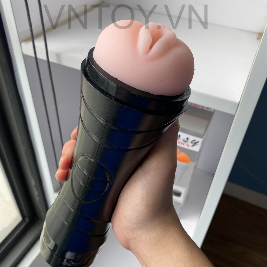 Cốc âm đạo đèn pin Bussy Vibration thủ dâm nam 8 chế độ rung