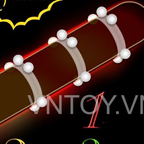 Vòng đeo dương vật gắn bi gai Joker - Hộp 3 cái