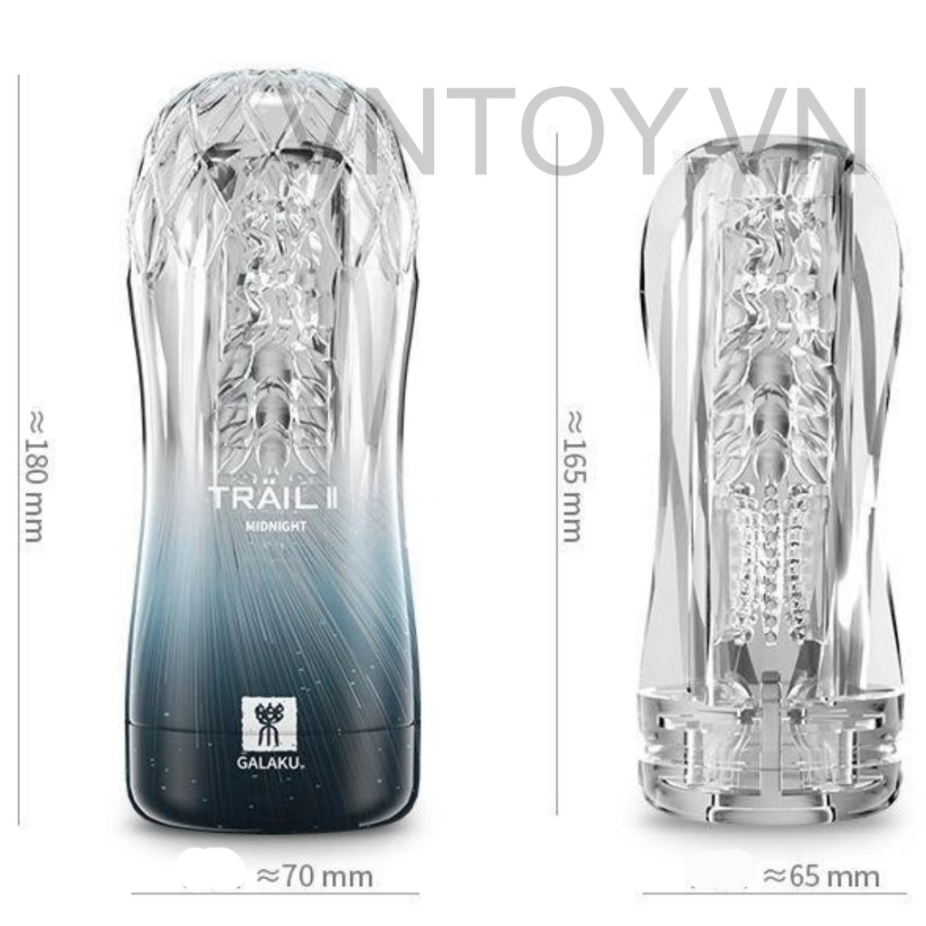 Cốc thủ dâm Trail 2 Galaku trong suốt chính hãng