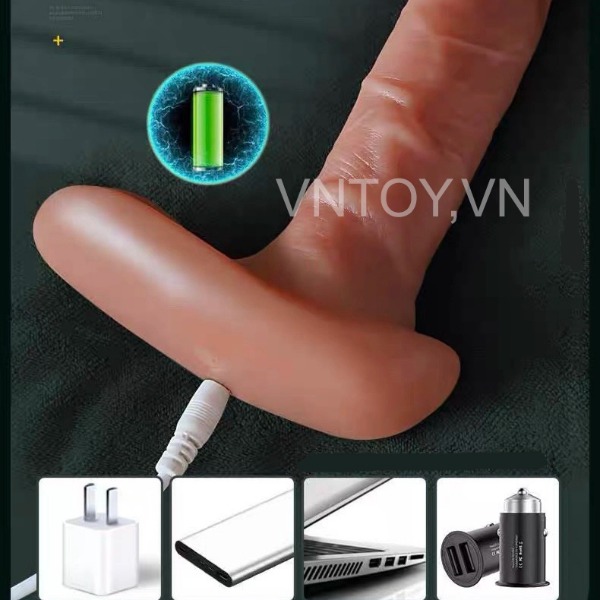 Dương vật giả nhét quần lót rung thụt sưởi ấm điều khiển từ xa