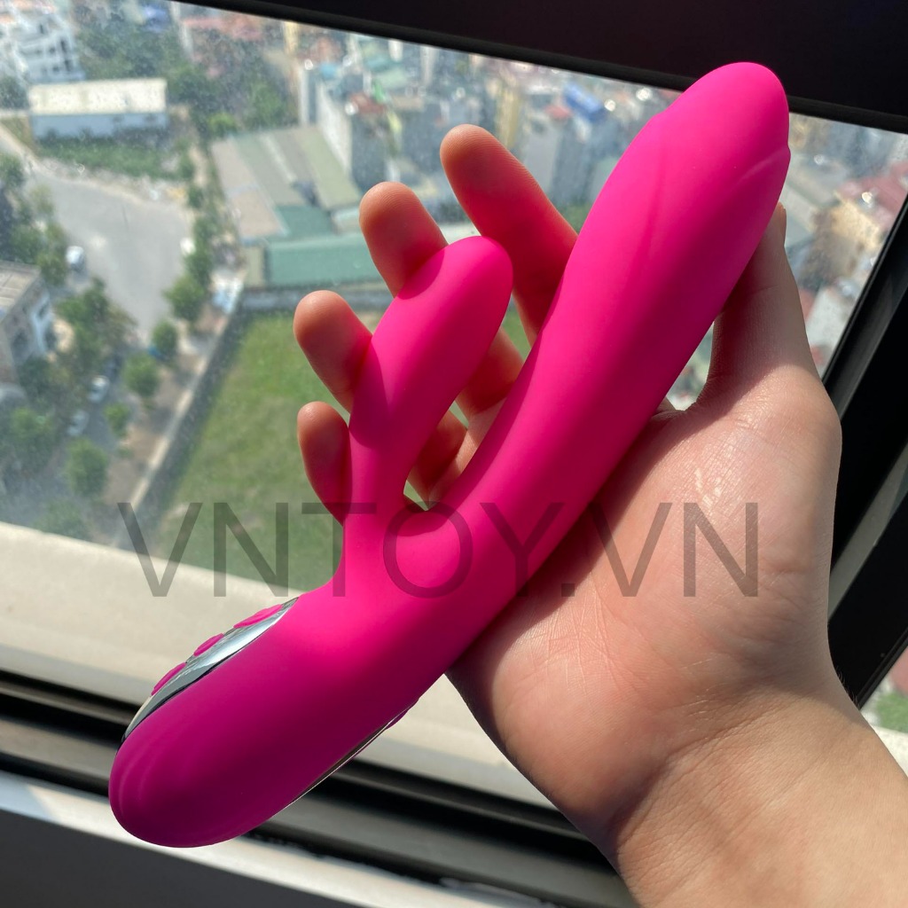 Thiết bị massage âm đạo cầm tay tỏa nhiệt Silicon cao cấp