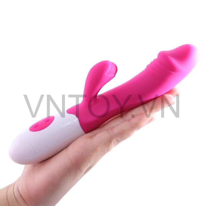 Dương vật giả rẽ nhánh rung 12 chế độ sạc pin