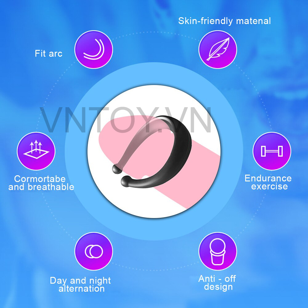Vòng đeo đầu khấc ngày đêm điều trị xuất tinh sớm cho nam giới