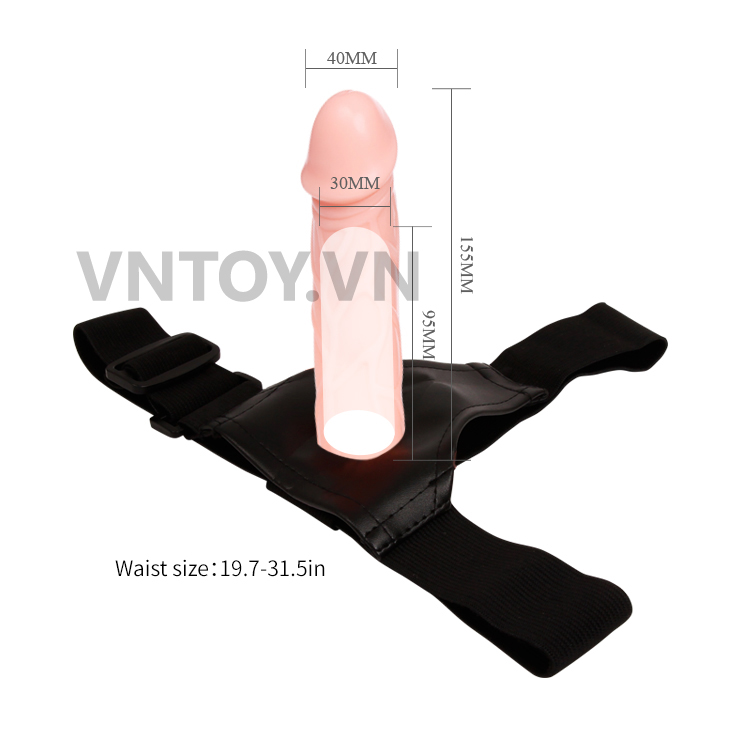 Jessica Strap-on Baile cao cấp – Dây đai gắn dương vật giả rỗng ruột Silicon