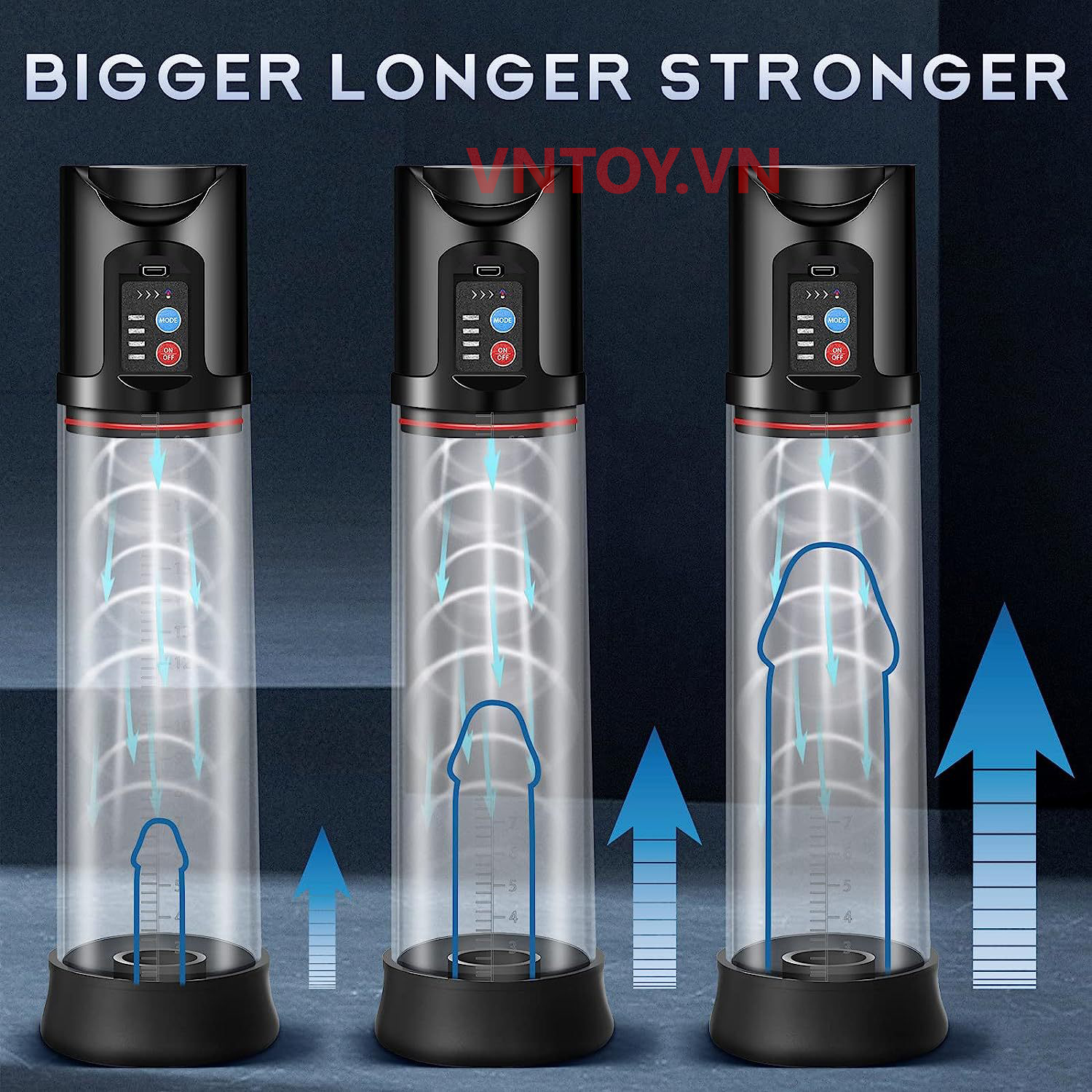 Máy bơm dương vật tự động Penis Pump tăng kích cỡ cải thiện sinh lý nam