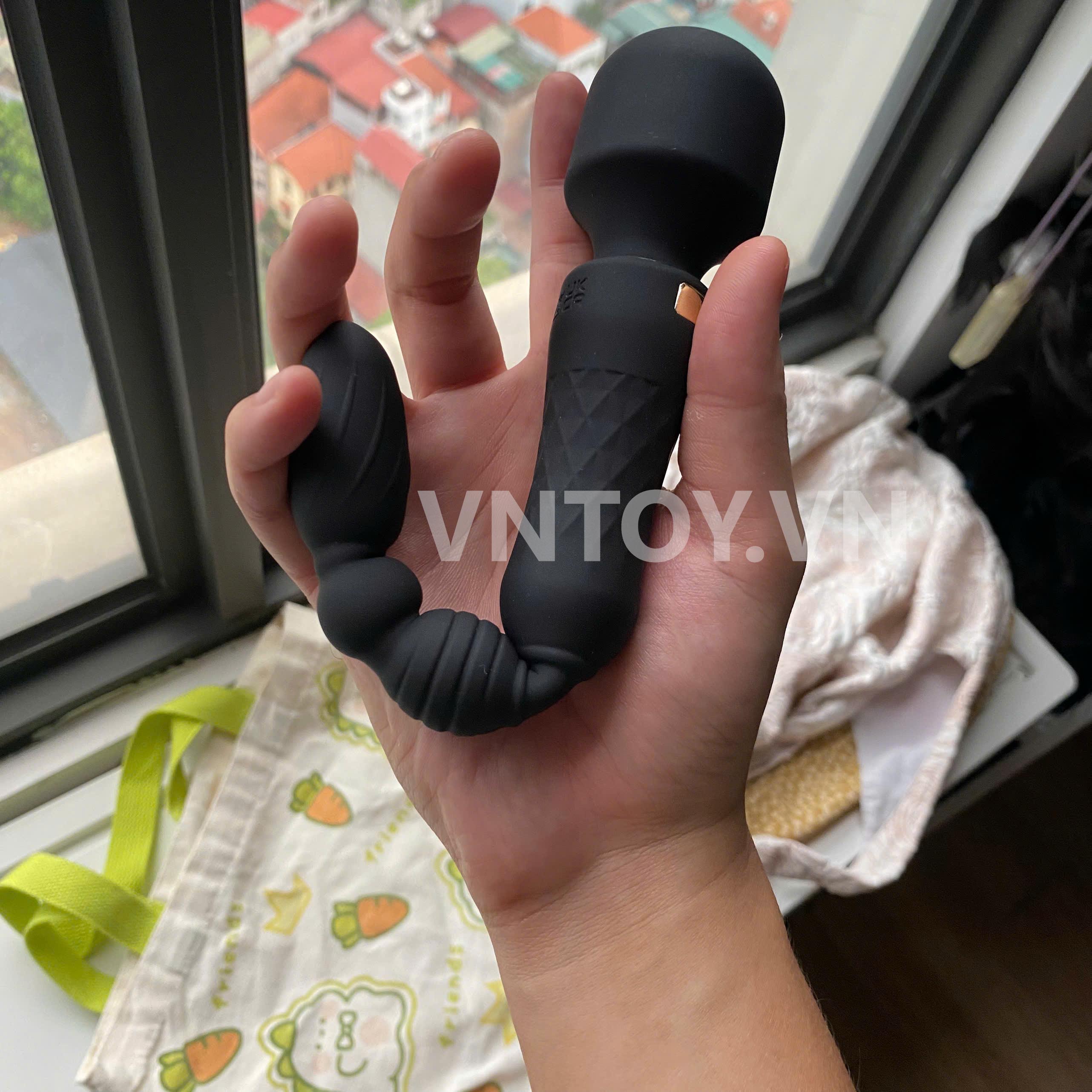 Máy massage tình dục rung đôi cho hậu môn và âm đạo