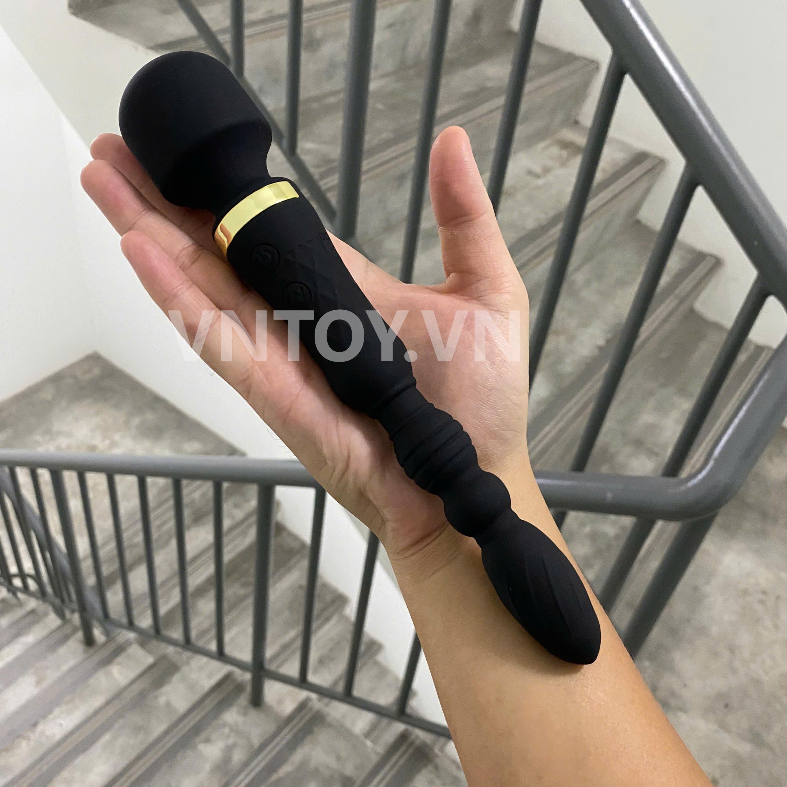 Máy massage tình dục rung đôi cho hậu môn và âm đạo