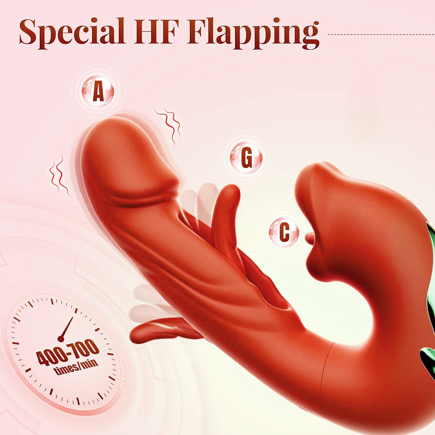 Máy Rung 3in1 Cao Cấp Vảy Khế Rung Hút Thiết Kế Đa Điểm