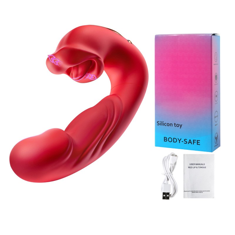 Máy Rung Lưỡi Massage Điểm G & Âm Vật Rung Thụt Đa Chức Năng