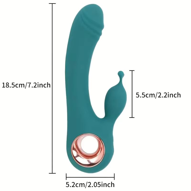 Máy Rung Thỏ Điểm G 2-in-1 Rung Mạnh Thiết Kế Cong Ôm Sát