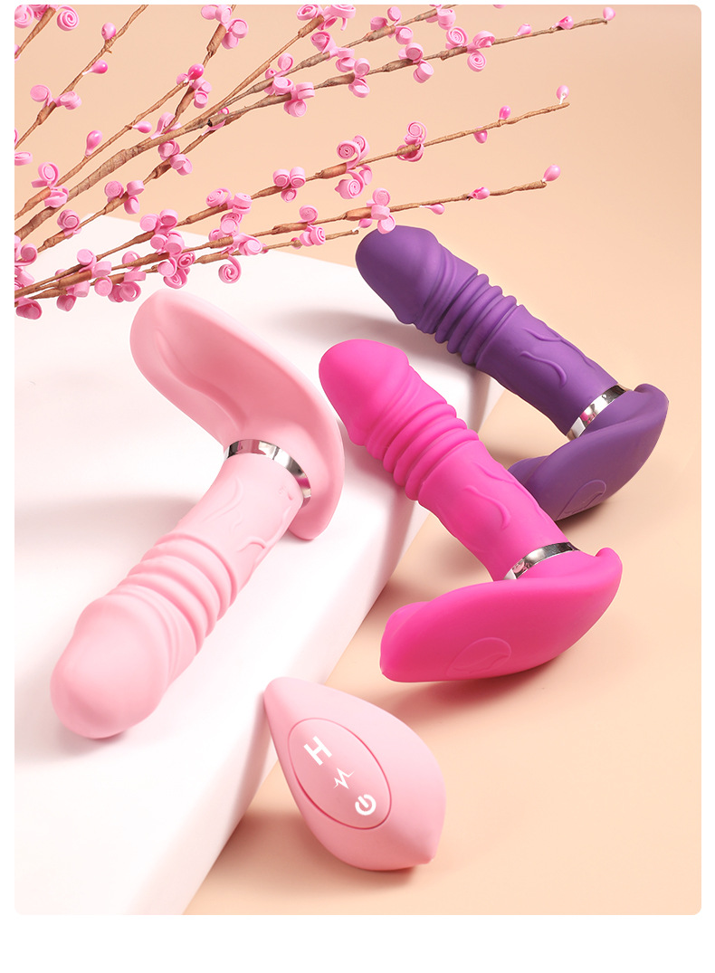 Máy Rung Thụt Điểm G 2-in-1 Sưởi Ấm Điều Khiển Từ Xa