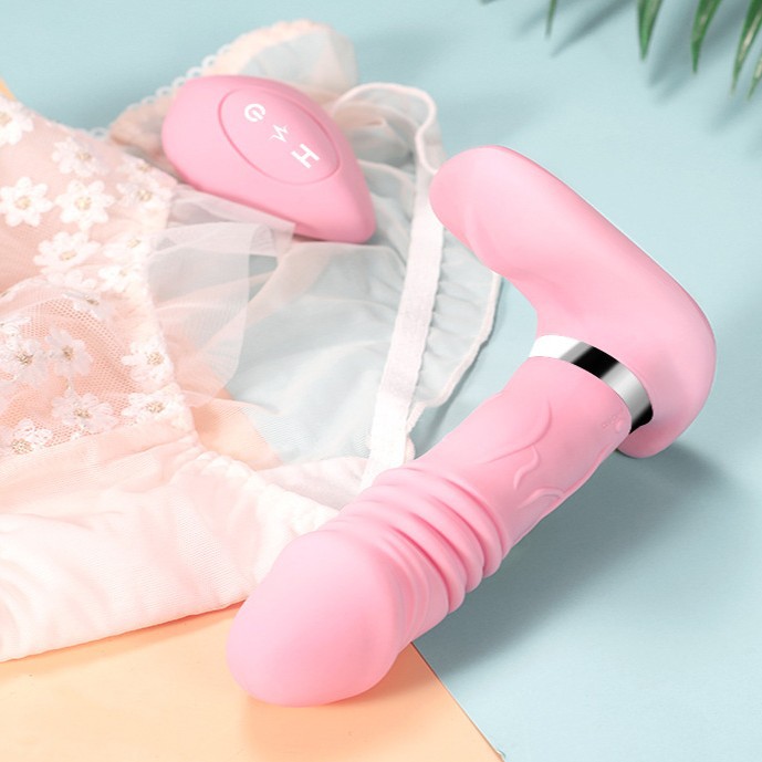 Máy Rung Thụt Điểm G 2-in-1 Sưởi Ấm Điều Khiển Từ Xa