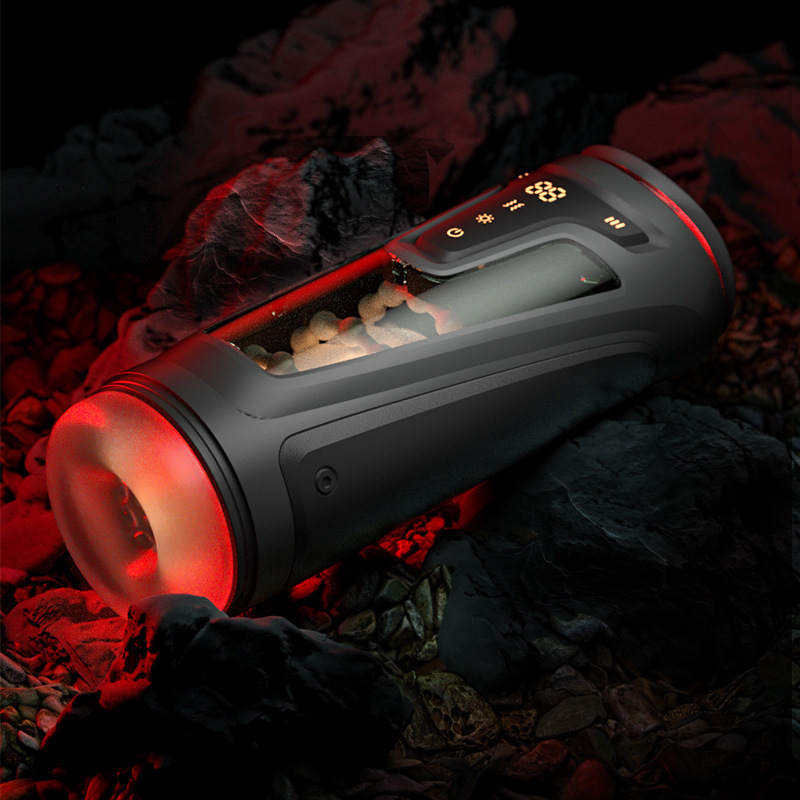 Máy Thủ Dâm JIUUY Đa Năng Rung Rên Thụt Sưởi Ấm Màn Hình LED Cao Cấp