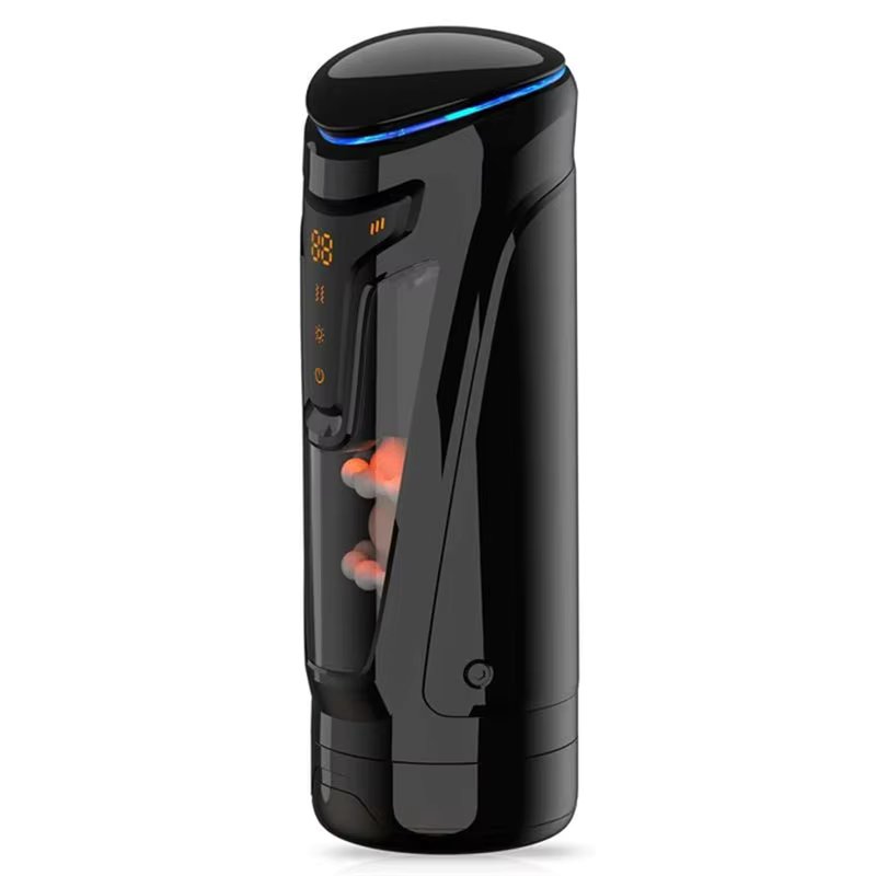 Máy Thủ Dâm JIUUY Đa Năng Rung Rên Thụt Sưởi Ấm Màn Hình LED Cao Cấp