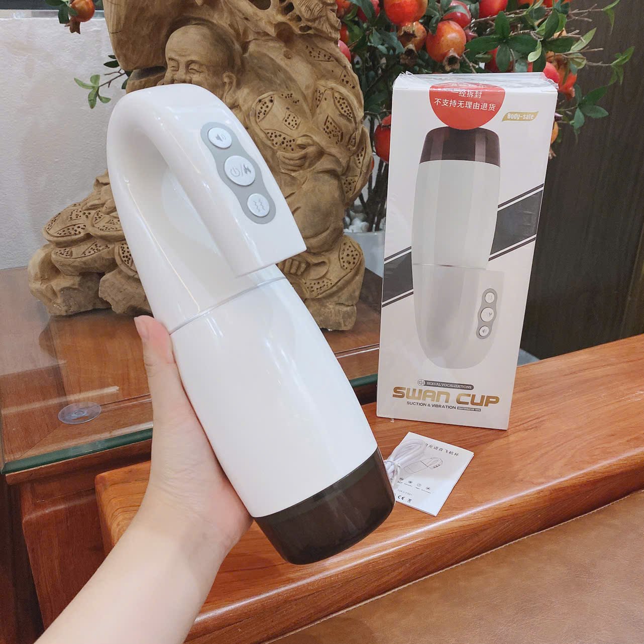 Máy Thủ Dâm Thiên Nga Swan Rung Rên Tỏa Nhiệt Đa Năng