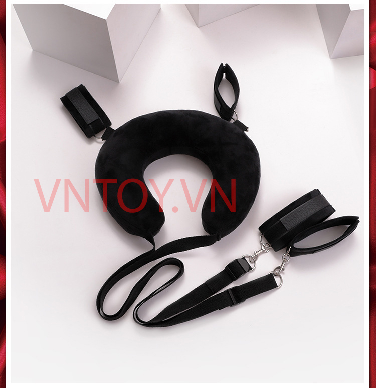 Bộ trói chân tay đệm gối cao cấp hình chữ U