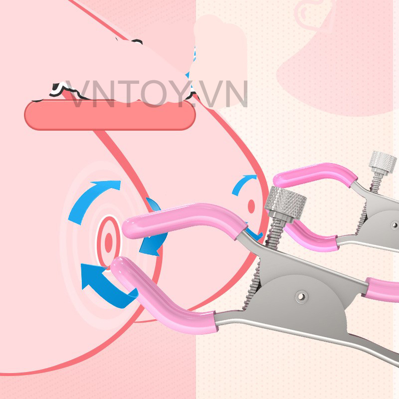 Trứng rung kích thích nhũ hoa kẹp ti sạc pin cao cấp