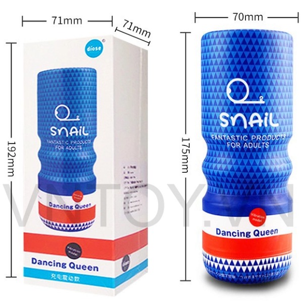 Cốc thủ dâm Snail chính hãng rung 20 chế độ sạc pin giá sinh viên