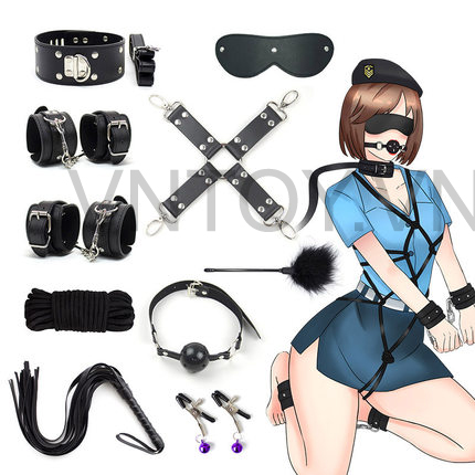 Bộ trói bạo dâm BDSM 10 món kích thích nam nữ