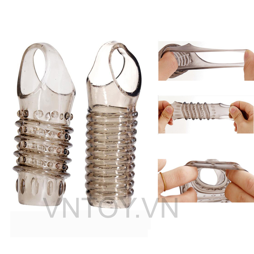 Bao cao su đôn dên khúc giữa có quai đeo bìu