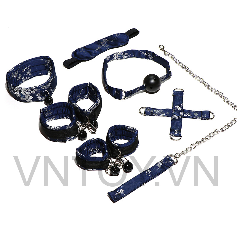 Đồ chơi bạo dâm BDSM 7 món phong cách hoa lá