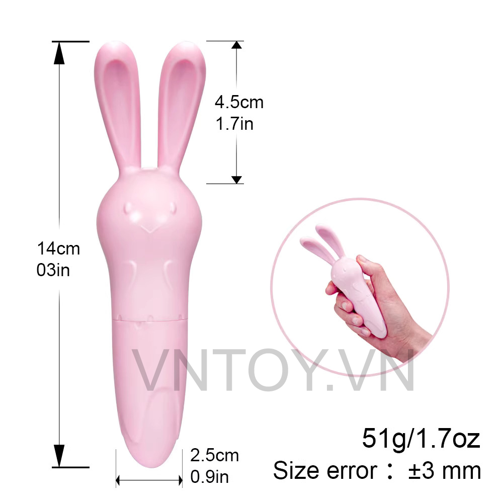 Máy rung con thỏ kích thích âm đạo