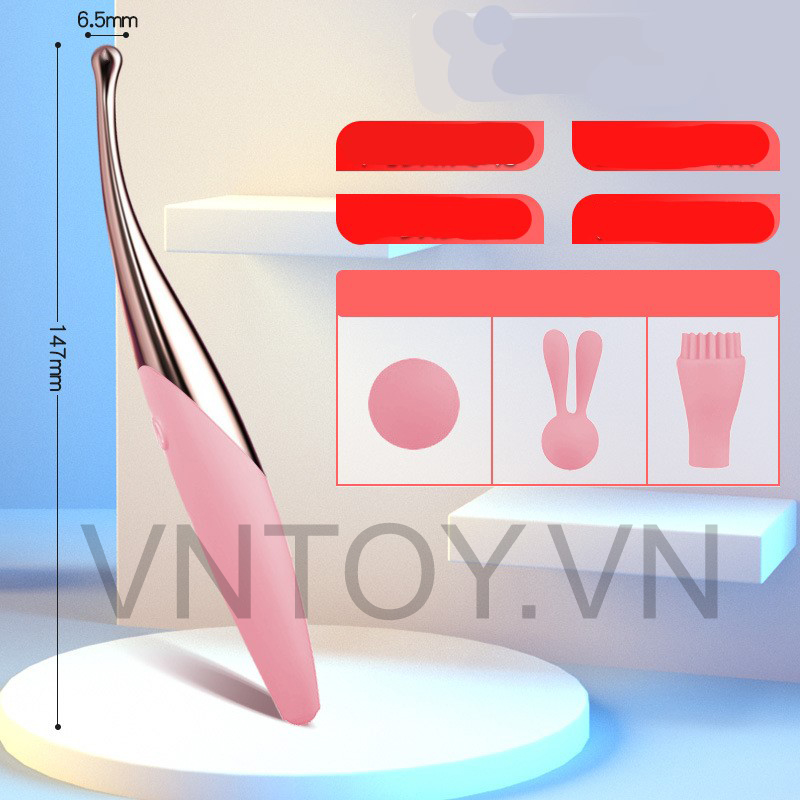 Bút rung 4 đầu thay thế sạc pin cao cấp