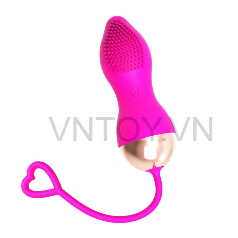 Trứng rung không dây có gai đuôi dài sạc pin
