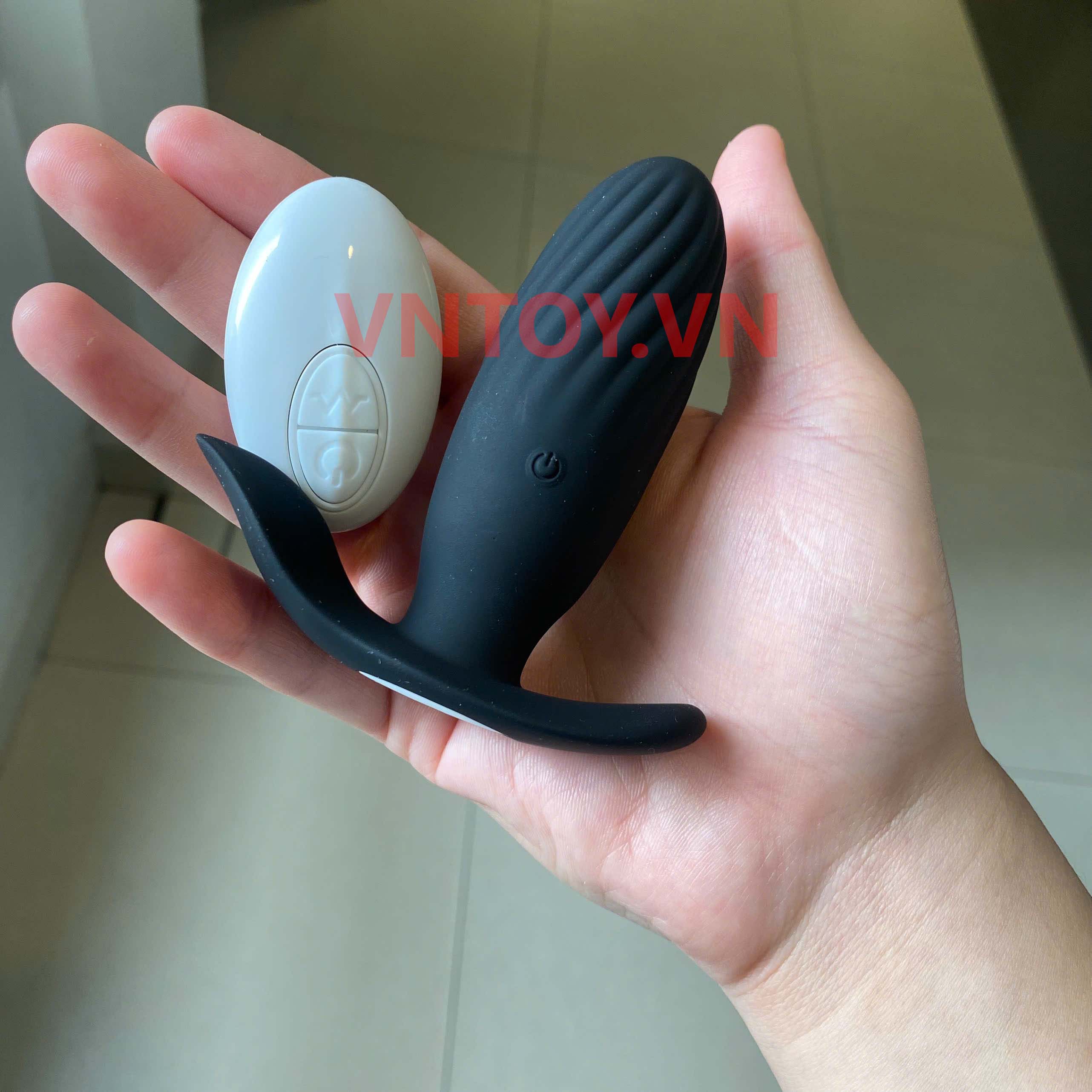 Phích cắm hậu môn điều khiển từ xa 10 chế độ rung