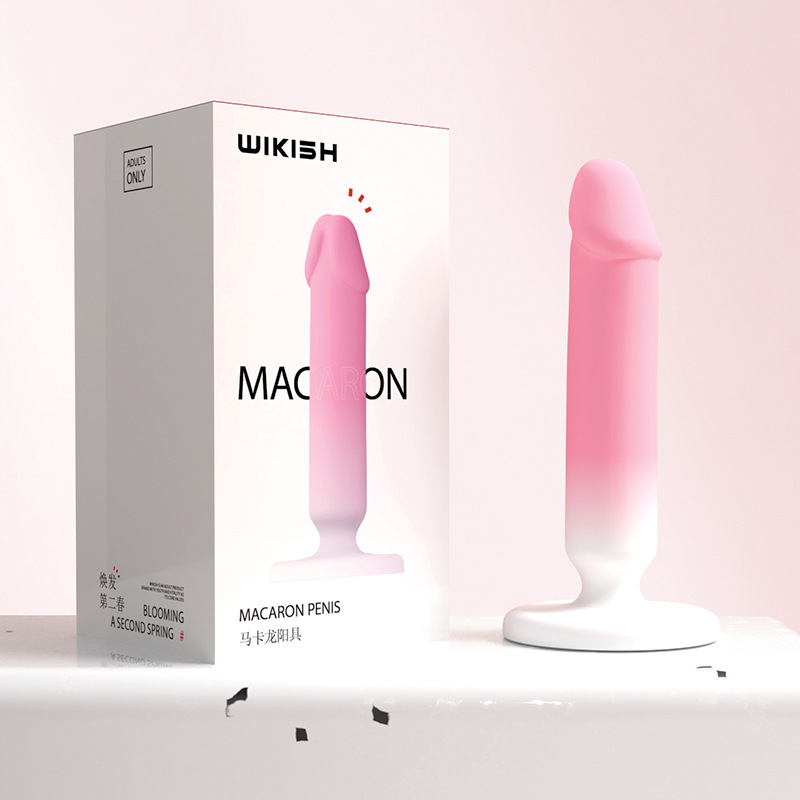 Plug Hậu Môn Wikish Hồng Gradient Silicon Mềm Mại