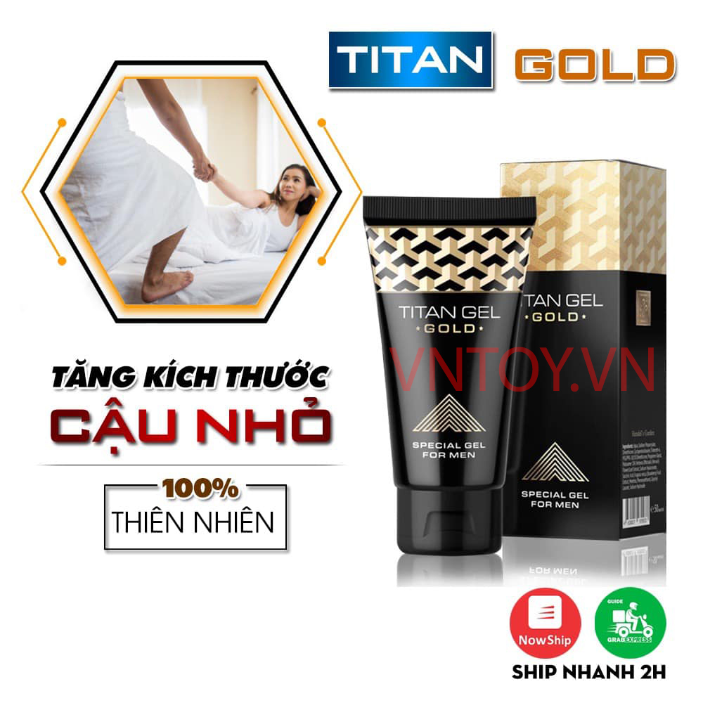 Titan Gel Gold chính hãng tăng kích cỡ cậu nhỏ