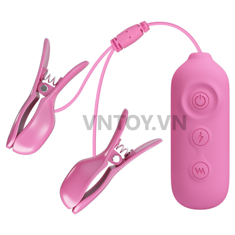 Trứng rung kẹp nhũ hoa Pretty Love sốc điện tê tái