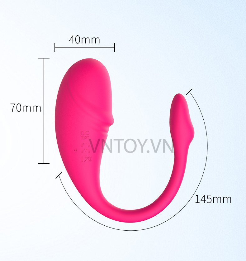 Trứng rung thiên nga điều khiển qua App Bluetooth Love Spouse