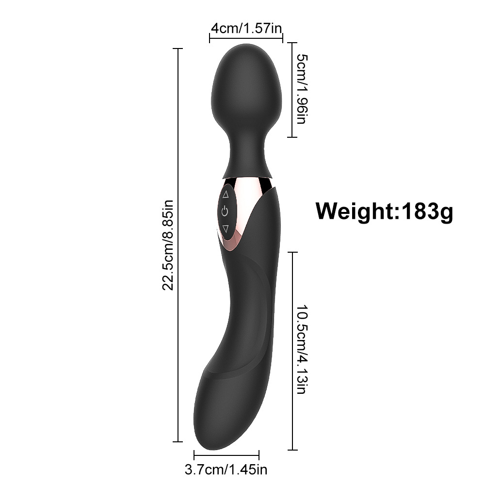 Vibrator 2 Đầu G-Spot & Clitoral Rung Sóng Kép 10 Chế Độ
