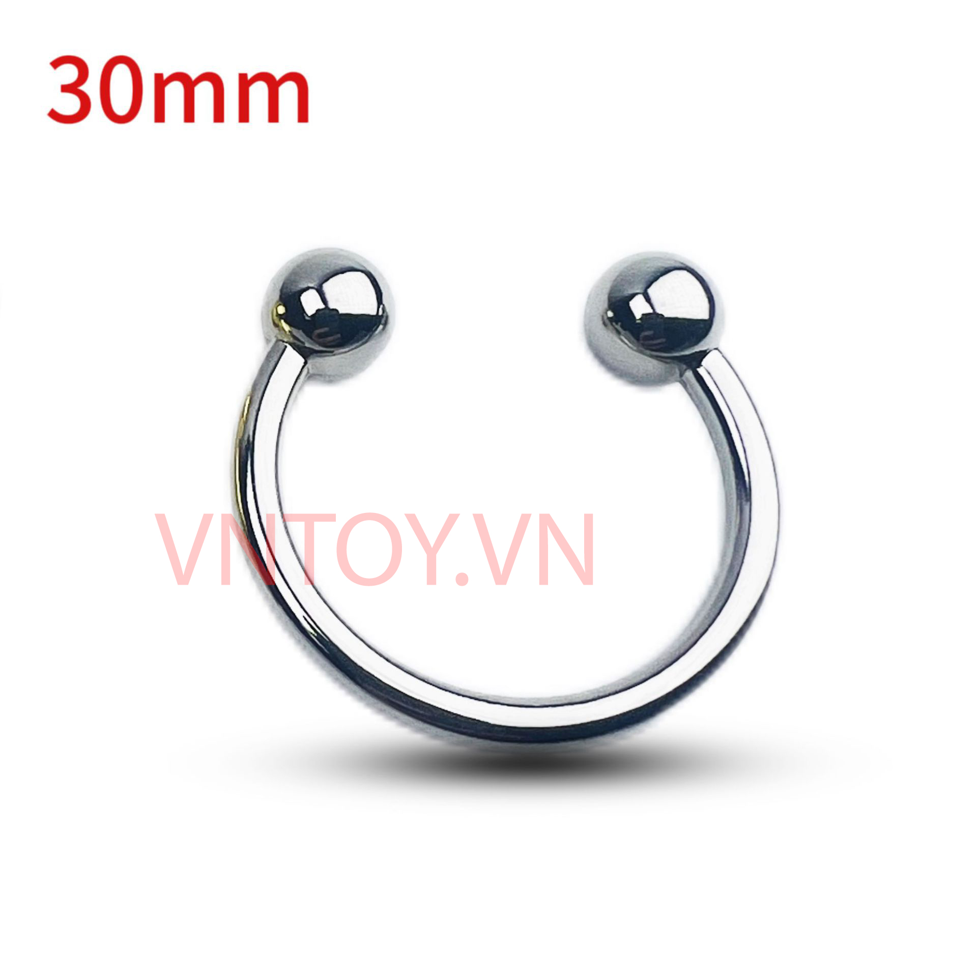 Vòng bi Inox đeo dương vật - Vòng 2 bi