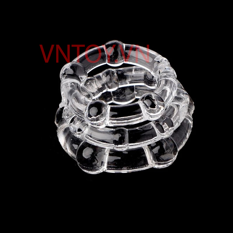 Vòng đeo kéo dài thời gian Stay Hard Beaded Cockrings dành cho nam giới