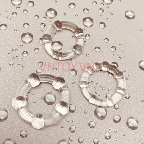 Vòng đeo kéo dài thời gian Stay Hard Beaded Cockrings dành cho nam giới