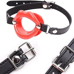 Vòng Miệng BDSM O-Ring Silicone Cao Cấp Dây Da Cá Tính
