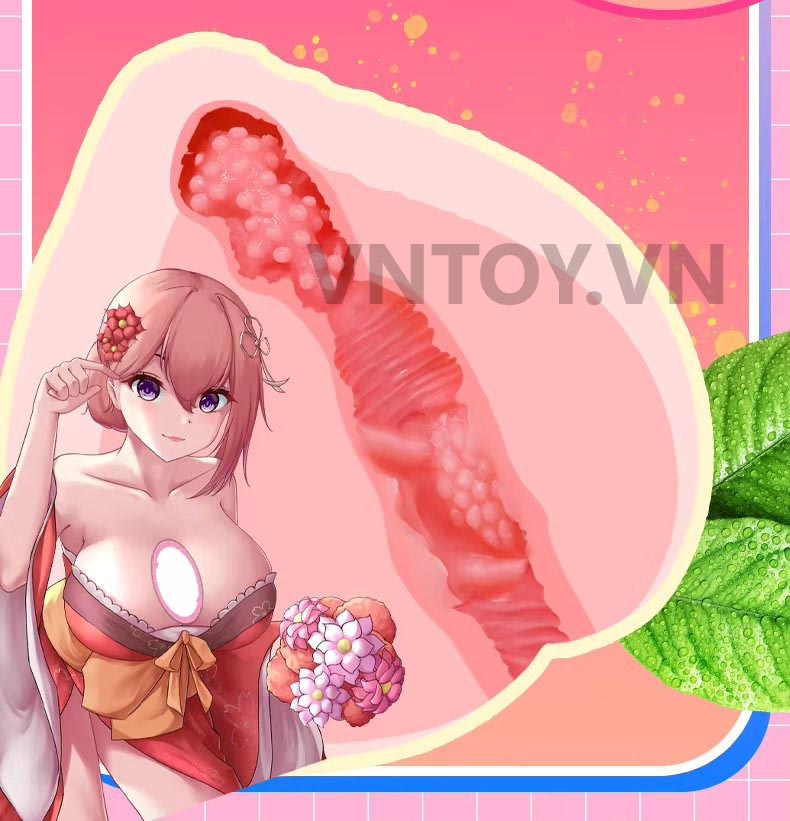 Vú giả đào tiên hồng hào có lỗ hậu môn mềm mại