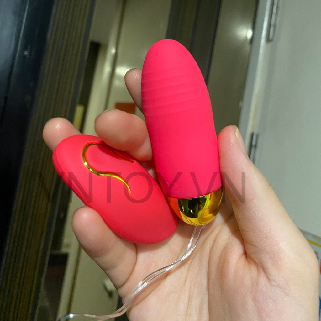 Trứng rung tình yêu điều khiển từ xa sạc pin cao cấp