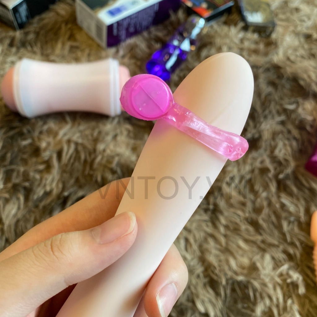 Vòng đeo dương vật Silicon rung đầu chim giá rẻ