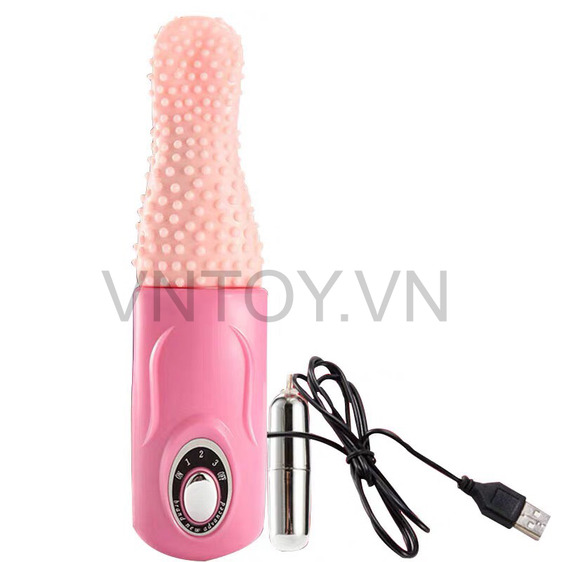 Lưỡi rung tình yêu có gai kèm trứng rung inox