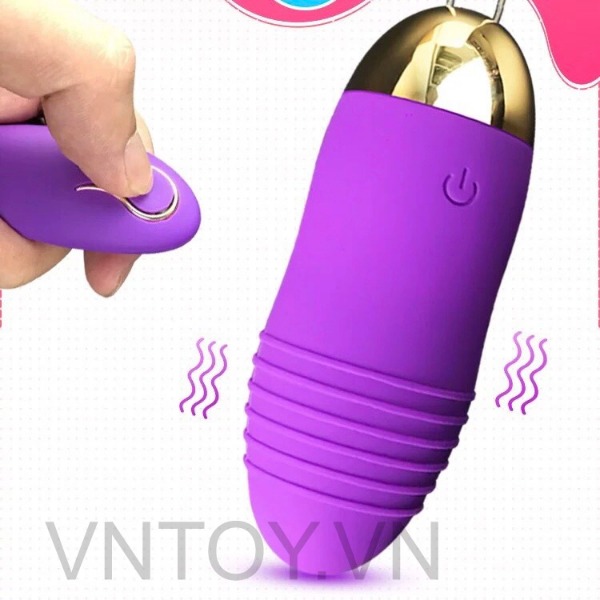 Trứng rung tình yêu điều khiển từ xa sạc pin cao cấp