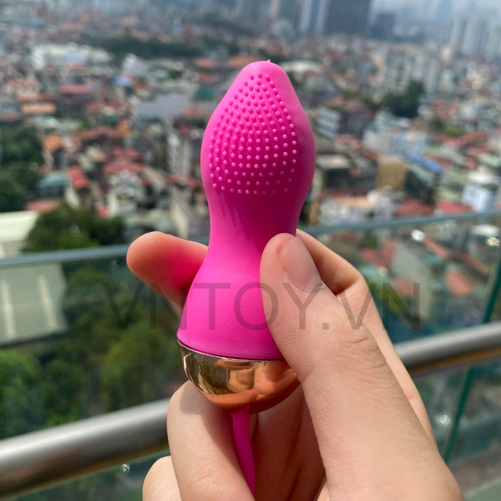 Trứng rung không dây có gai đuôi dài sạc pin