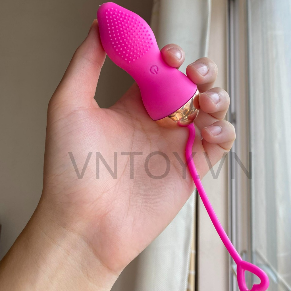 Trứng rung không dây có gai đuôi dài sạc pin