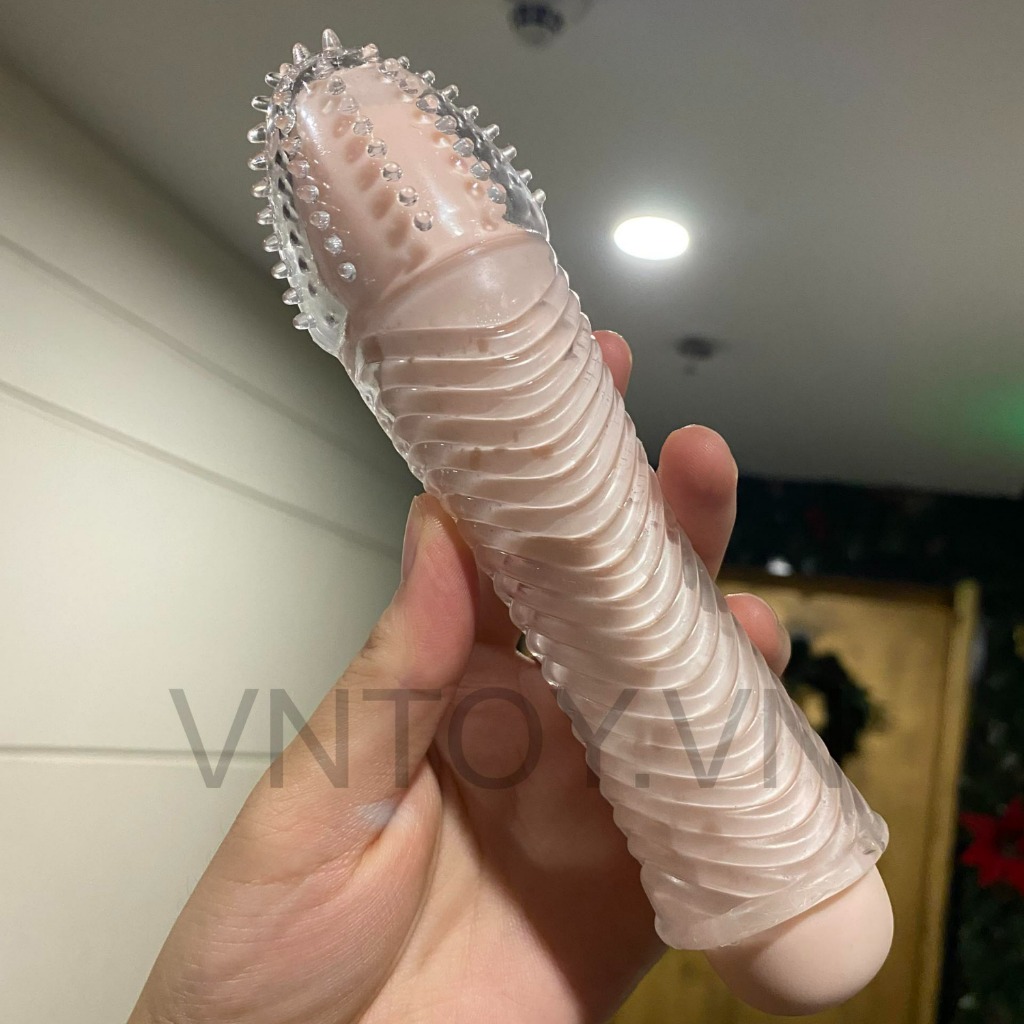 Bao cao su đôn dên vân gợn sóng đầu gai