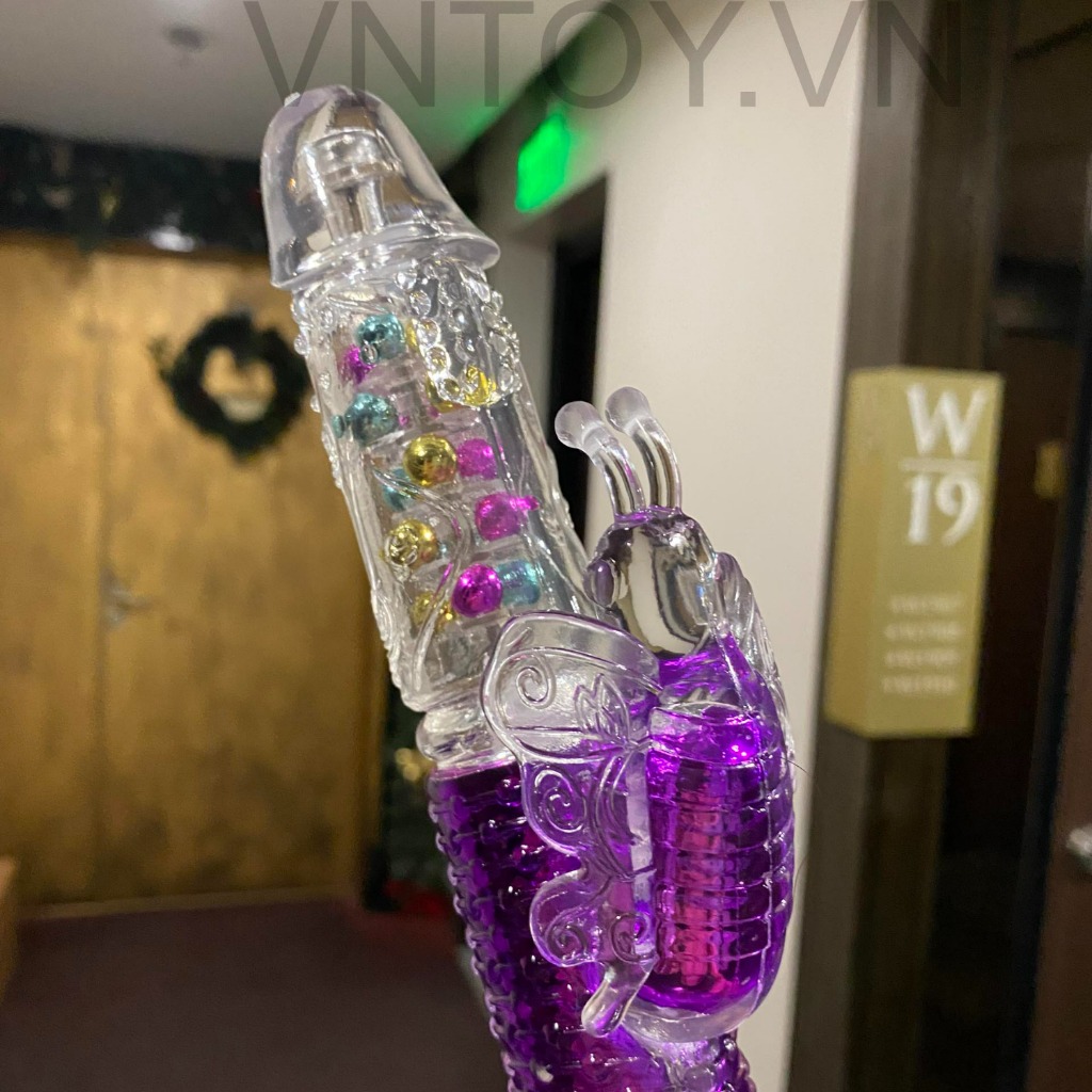 Dương vật giả thụt xoay vô cực rung điểm G