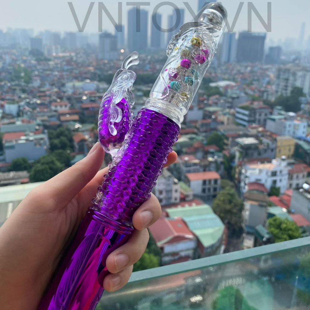 Dương vật giả thụt xoay vô cực rung điểm G